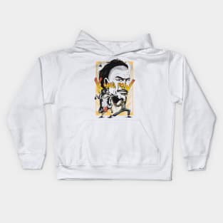 Enter the Fist (white) Kids Hoodie